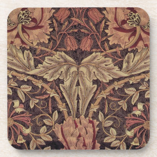 Geißblatt von William Morris, Gartenblumen Kunst Getränkeuntersetzer