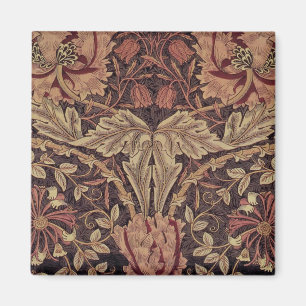 Geißblatt von William Morris, Gartenblumen Kunst Magnet