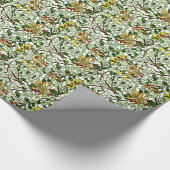 Geißblatt-William-Morris-Muster-Geschenkpapier Geschenkpapier (Ecke)