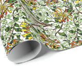 Geißblatt-William-Morris-Muster-Geschenkpapier Geschenkpapier (Rolleneckpunkt)