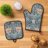 Geißblatt, William Morris Ofenhandschuh & Topflappen-Set (Oben Unten)