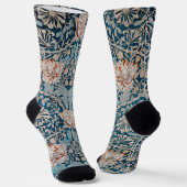 Geißblatt, William Morris Socken (Gewinkelt)