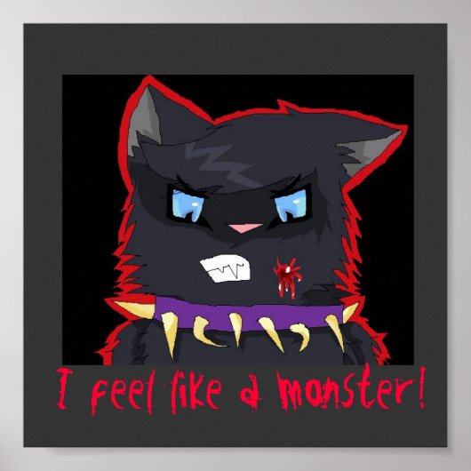 Geißel fühlt sich wie ein Monster an! Poster (Vorne)