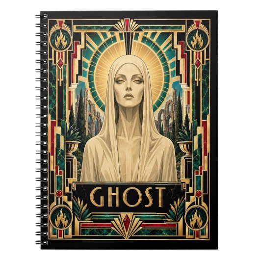 Geist, Art Deco Mythisch Notizblock (Vorderseite)