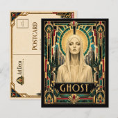 Geist, Art Deco Mythisch Postkarte (Vorne/Hinten)