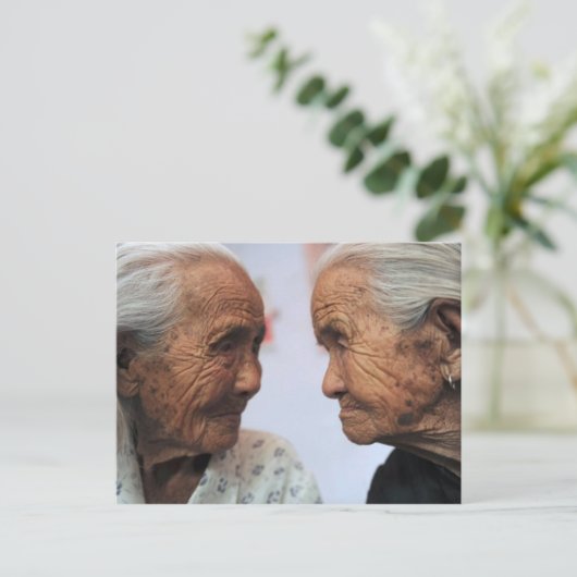 Geist Asiens Postkarte (Stehend Vorderseite)