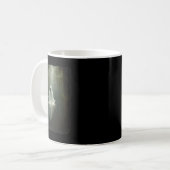 Geist auf der Swing in Blumenwald Halloween Vint Kaffeetasse (Vorderseite Links)