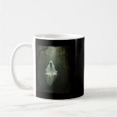 Geist auf der Swing in Blumenwald Halloween Vint Kaffeetasse (Links)