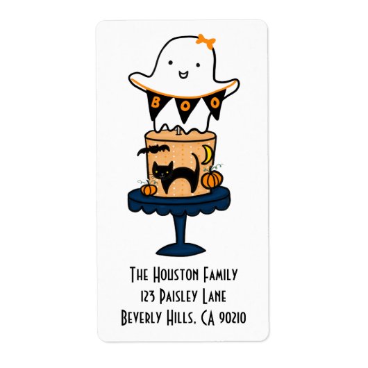 Geist auf Halloween Cake (Vorne)