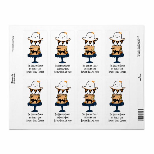 Geist auf Halloween Cake (Vorne)