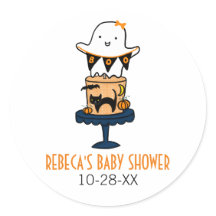 Geist auf Halloween Cake