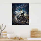 Geist auf Motorrad Poster (Küche)