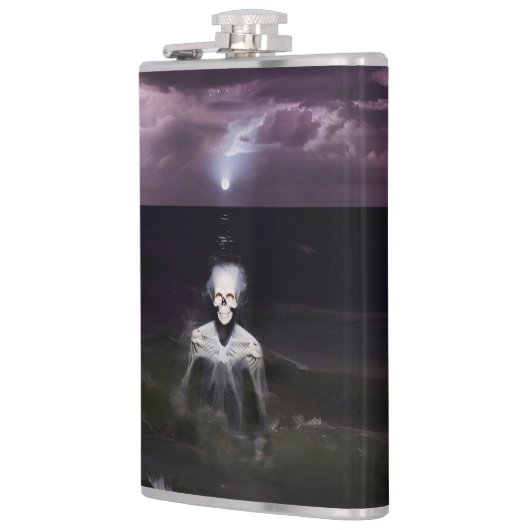 Geist auf See - Ölgemälde Flachmann (Links)