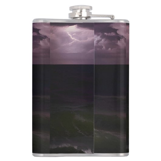 Geist auf See - Ölgemälde Flachmann (Rückseite)