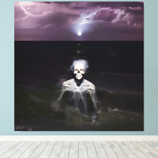 Geist auf See - Ölgemälde Leinwanddruck (Insitu (Holzboden))