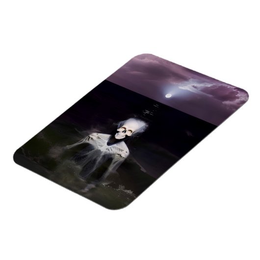 Geist auf See - Ölgemälde Magnet (Linke Seite)