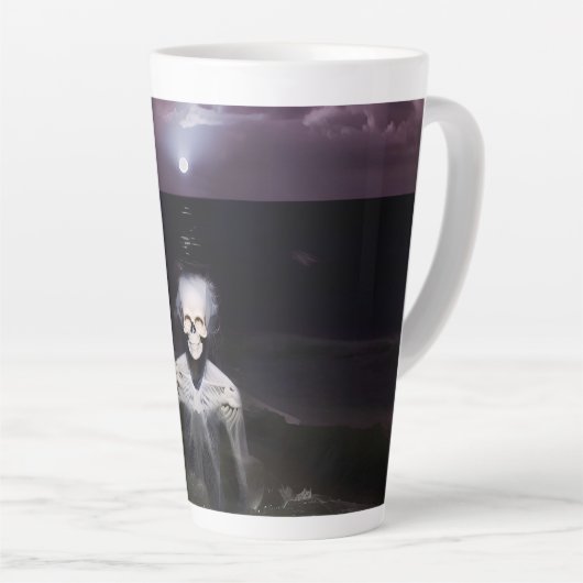 Geist auf See - Ölgemälde Milchtasse (Rechte Ecke)