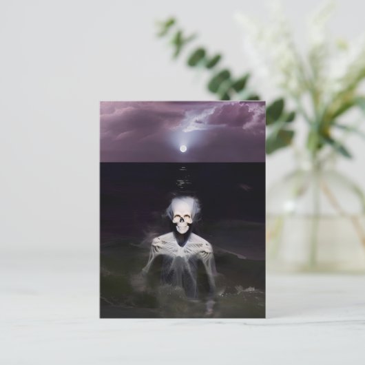 Geist auf See - Ölgemälde Postkarte (Stehend Vorderseite)