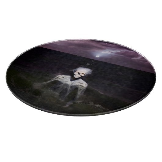 Geist auf See - Ölgemälde Schneidebrett (Ecke)