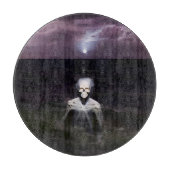 Geist auf See - Ölgemälde Schneidebrett (Vorderseite)