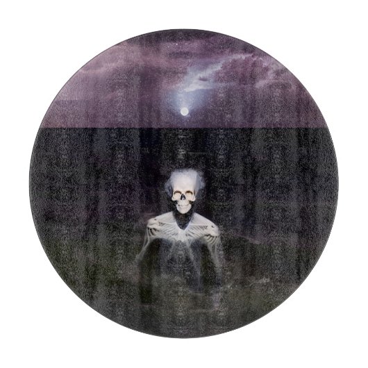 Geist auf See - Ölgemälde Schneidebrett (Vorderseite)