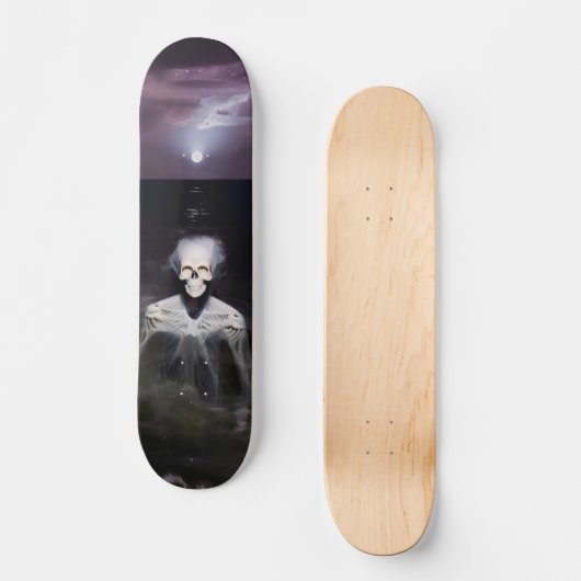 Geist auf See - Ölgemälde Skateboard (Vorderseite)