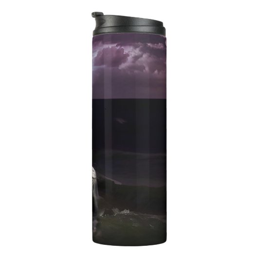 Geist auf See - Ölgemälde Thermosbecher (Nach rechts gedreht)