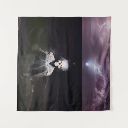 Geist auf See - Ölgemälde Wandteppich (Vorderseite (Horizontal))