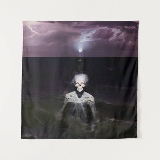 Geist auf See - Ölgemälde Wandteppich (Vorderseite)