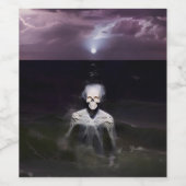 Geist auf See - Ölgemälde Weinetikett (Einzelnes Label)