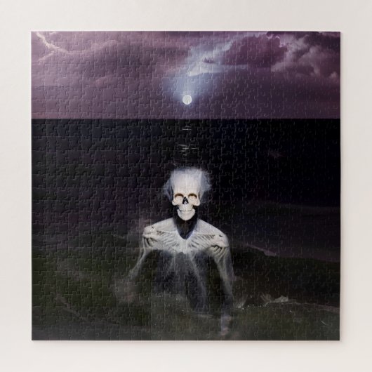 Geist auf See - Ölmalerei Puzzle (Vertikal)