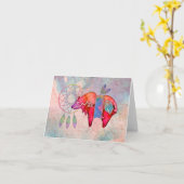 Geist-Bärn-freier Raum Notecard Karte (Gelbe Blume)