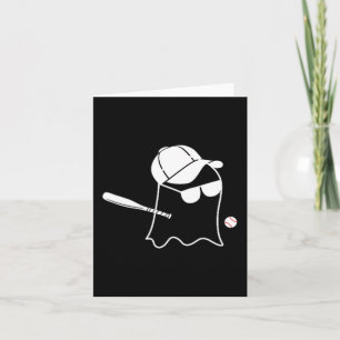 Geist Baseball Halloween Kostüm Lustiger Baseball Karte