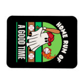 Geist Baseballspieler Halloween Magnet (Horizontal)