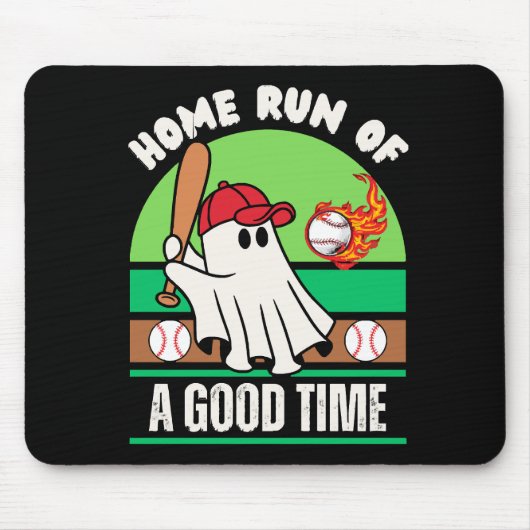 Geist Baseballspieler Halloween Mousepad (Vorne)