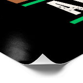 Geist Baseballspieler Halloween Poster (Ecke)