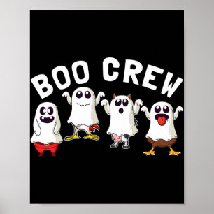 Geist Boo Crew Lustiger Halloween-Kuh Weihnachtsma Poster