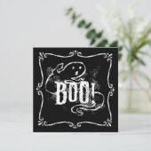 Geist Boo Einladung (Stehend Vorderseite)