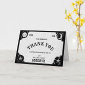 Geist-Brett Halloween danken Ihnen Gruß-Karte Karte (Gelbe Blume)