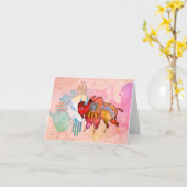 Geist-Büffel-freier Raum Notecard Karte (Gelbe Blume)