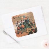 Geist der 76-Sticker Quadratischer Aufkleber (Umschlag)