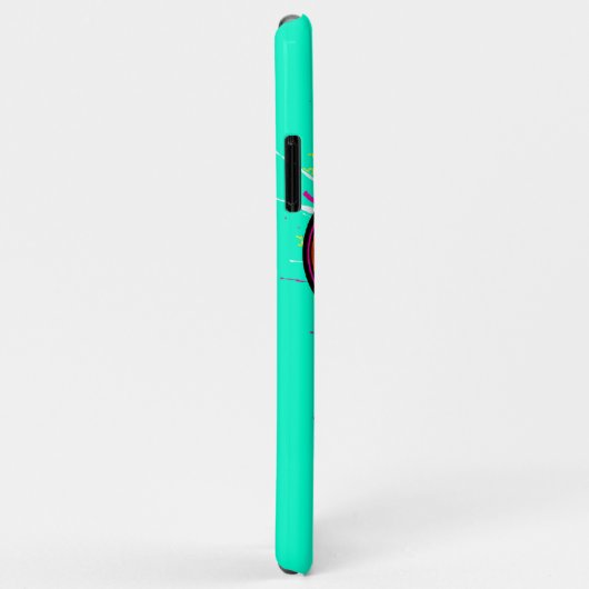 "Geist der 80er Jahre" Mädchen rosa Minze Case-Mate iPhone Hülle (Hinten/Rechts)