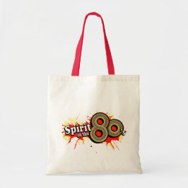 Geist der 80er Pop Rot-Gelb-Tasche Tragetasche