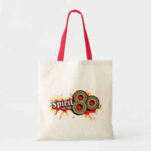 Geist der 80er Pop Rot-Gelb-Tasche Tragetasche