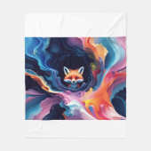 "Geist der Aurora" Fleecedecke (Vorderseite)