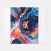 "Geist der Aurora" Fleecedecke (Vorderseite (Horizontal))