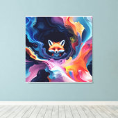 "Geist der Aurora" Leinwanddruck (Insitu (Holzboden))