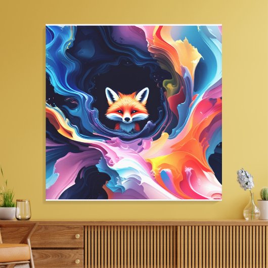 "Geist der Aurora" Leinwanddruck (Insitu (Wohnzimmer))