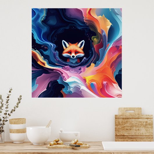 "Geist der Aurora" Poster (Küche)