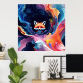 "Geist der Aurora" Poster (Heimbüro)